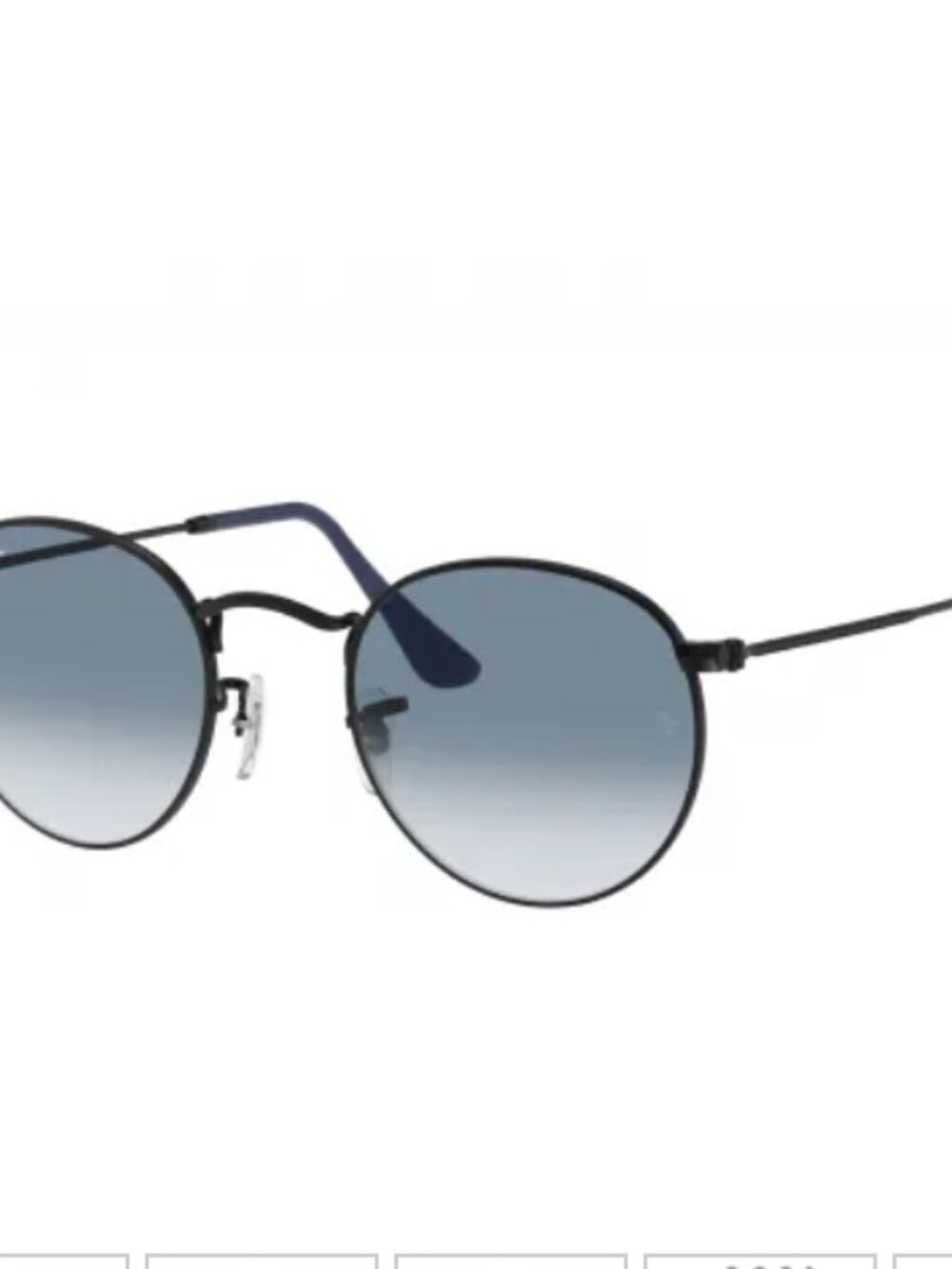 Ray-Ban Polarized RB3447 ROUND METAL Black/Blue/Light blue - Picture 9 of 9